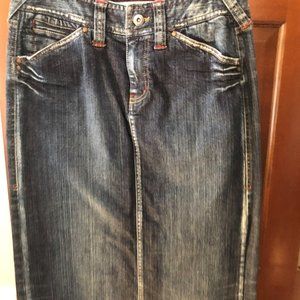 Tommy Hilfiger long jean skirt